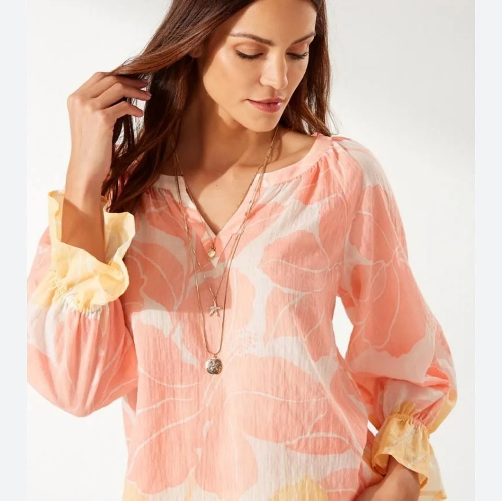 Tommy Bahama Top Montauk Hibiscus